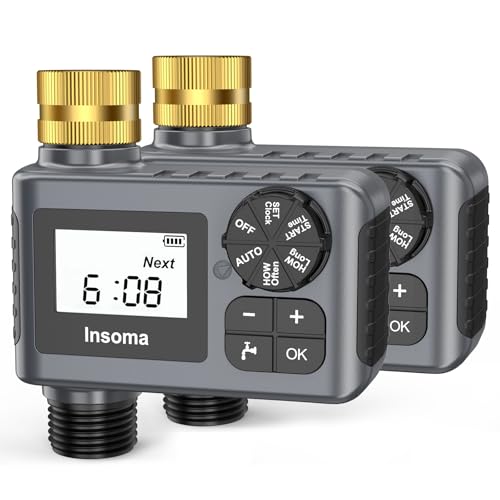 2 Packs Water Timer for Outdoor Garden Hose