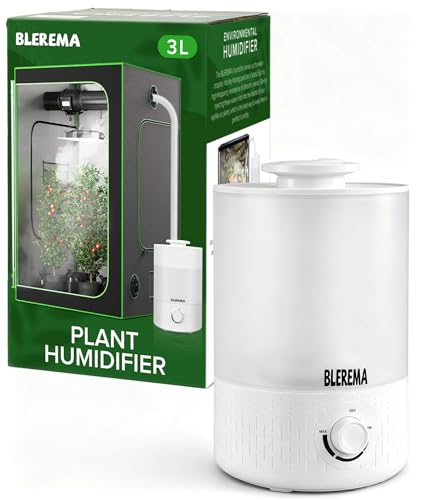 3L No Leak Plant Humidifiers for Grow Tent Greenhouse and Grow Room (Beige / Double hose)