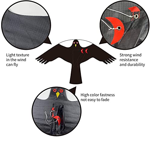 Bird Scarer Kite Without Pole Bird Hawk Flying Kite