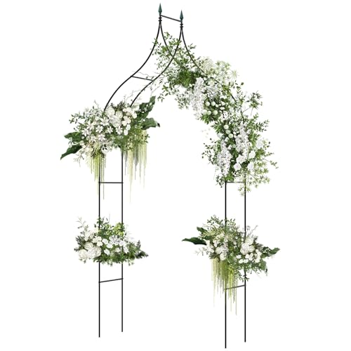 Metal Garden Arch Trellis (49"W x 113"H)