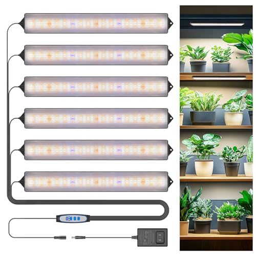 14in Grow Light Strip for Indoor Plants (6 Pack)