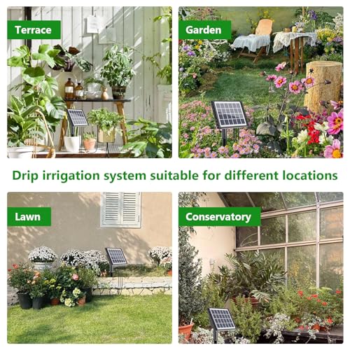 49FT Solar Drip Irrigation System Kit