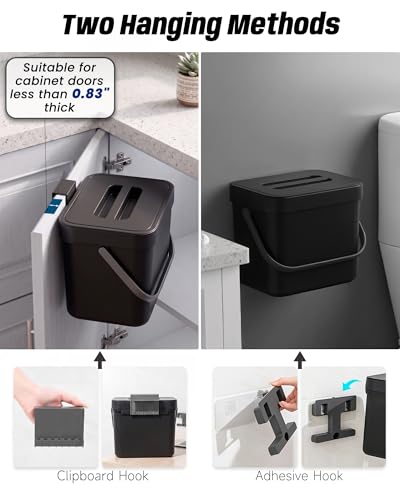 1.8 Gal Countertop Compost Bin