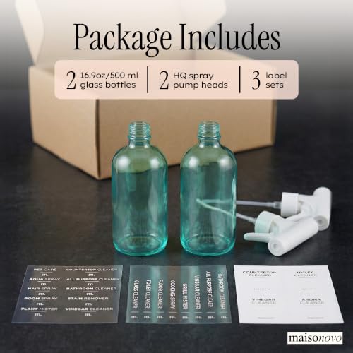 Blue Spray Bottle for Plants (2 Count)