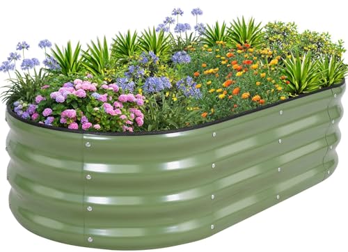Galvanized Raised Garden Bed Outdoor