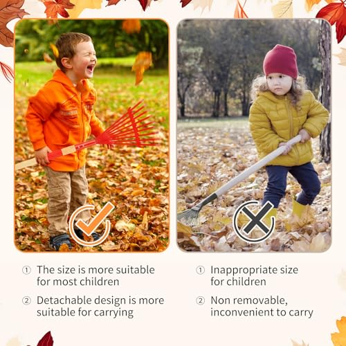 Kids Rakes with Hardwood Handle