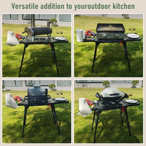 Pizza Oven Table Compatible with Ninja Woodfire (51" x 34.5" x 17")