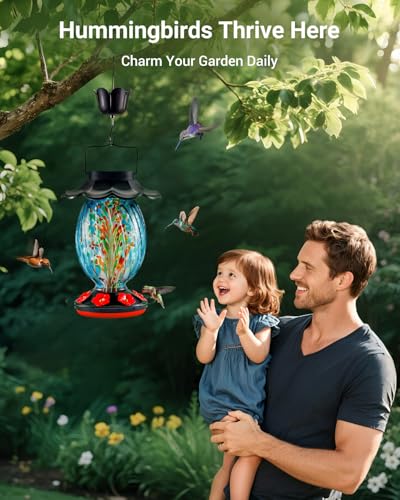 Solar Hummingbird Feeder