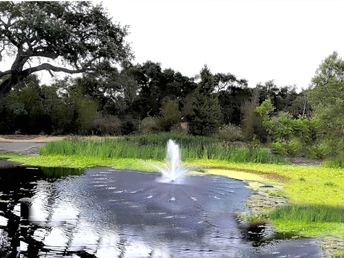 FT 14000 Floating Pond Fountain and Aerator Complete Kit with 14