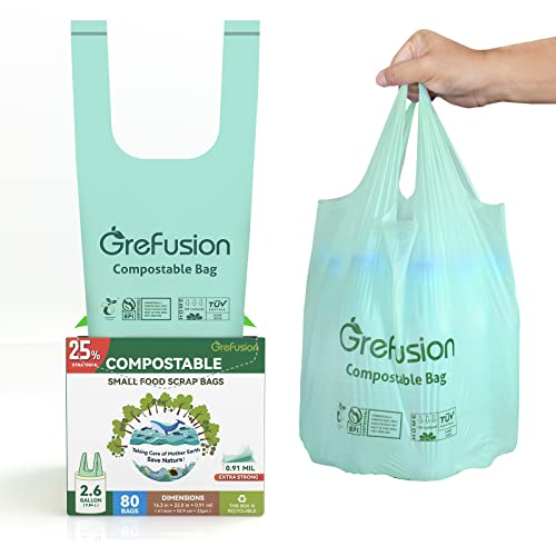 Compostable trash Bags (80 Count)