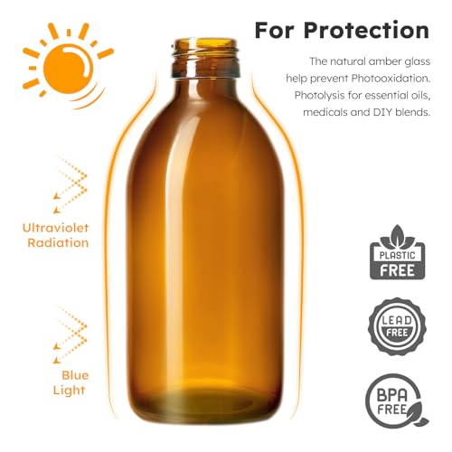 Glass Spray Bottles 8oz (2 Count)