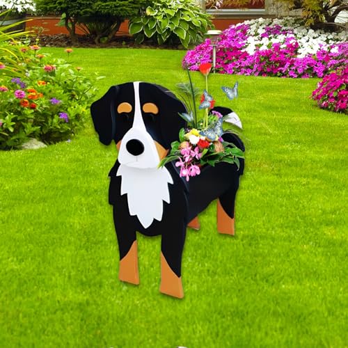 Bernese Mountain Dog Planter Pots