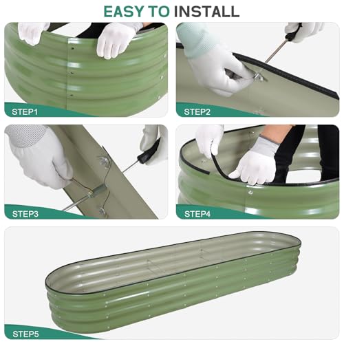 Galvanized Raised Garden Bed Outdoor
