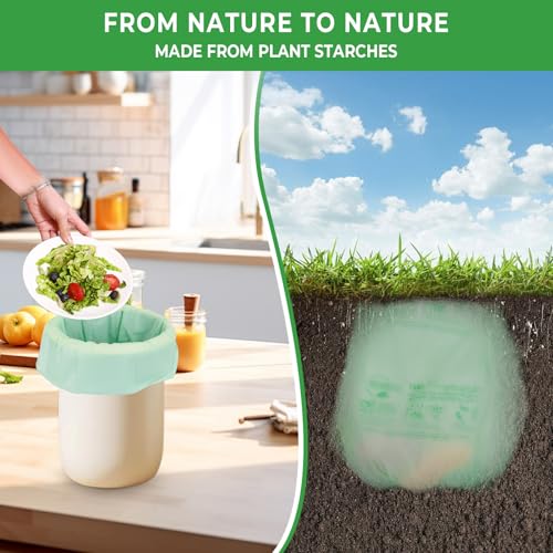 Compostable Trash Bags (80 Count)