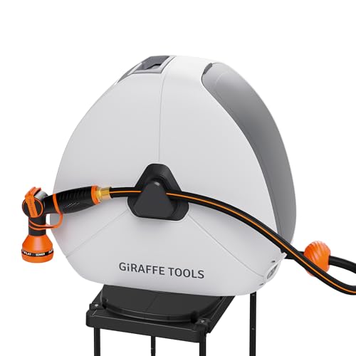 Ground Mounted Retractable Garden Hose Reel (1/2 Inch / 130 FT)