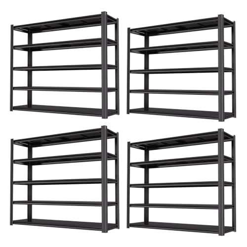 5 Tier Heavy Duty Garage Shelving (5T 62 "W x 24 "D x 72 "H)