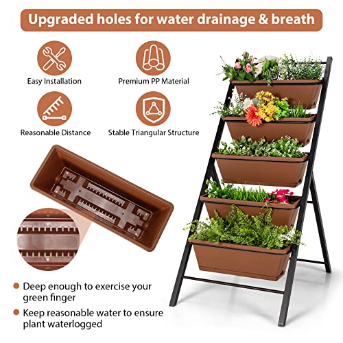 Set of 2 Vertical Planter Raised Bed (2 Count)