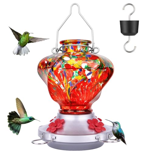 Hummingbird Feeder for Outdoors with Ant Moat