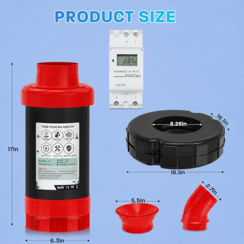 15000 GPH Pond Fountain Aerator