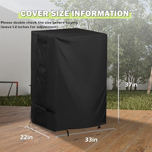 Griddle Cover for CharBroil Bistro Pro Electric Grill & Griddle 25302145 (33"L x 22"D x 37"H)