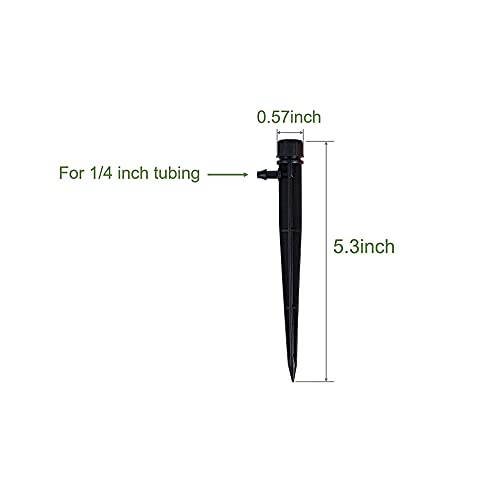 60pcs Drip Irrigation Emitters Irrigation Drippers Adjustbale Drip Emitters (60 Count)