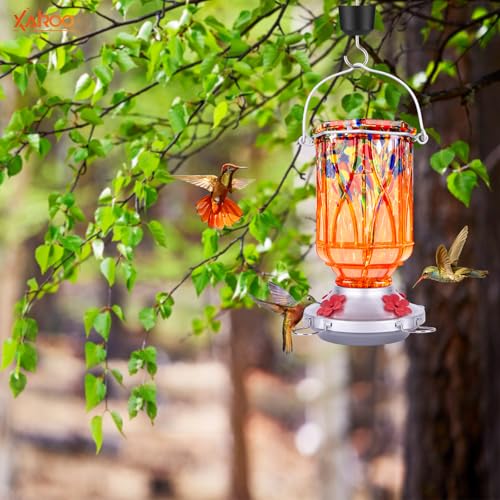 Hummingbird Feeders for Outdoors with Ant Moat