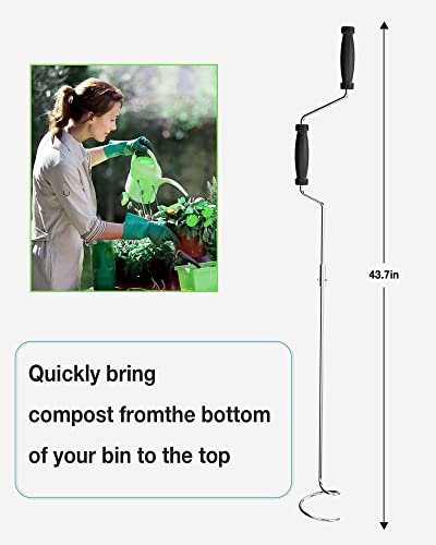 Stainless Steel Compost Aerator Tool