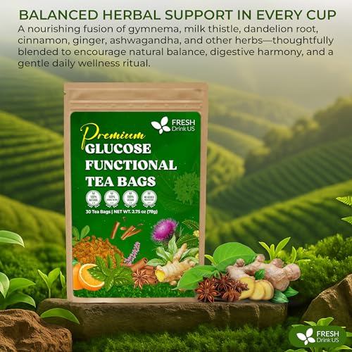 Premium 75 Tea Bags Glucose Functional Tea (75 Tea Bags)