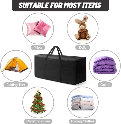Outdoor Cushion Storage Bags 68 Inch Waterproof Extra