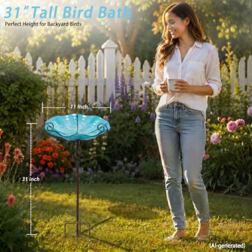 Glass BirdBaths