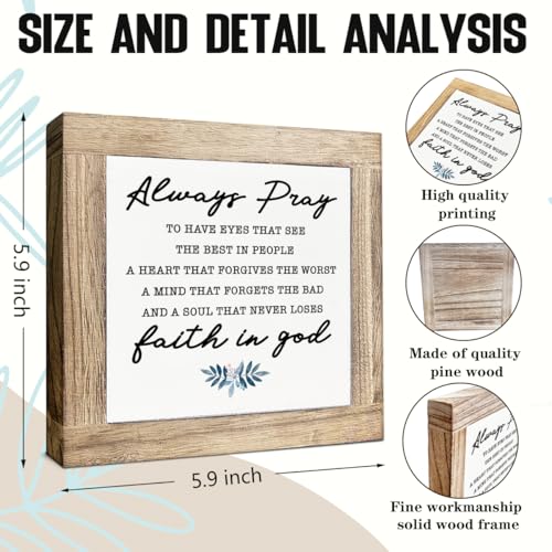 Inspirational Wooden Box Sign (Color08)