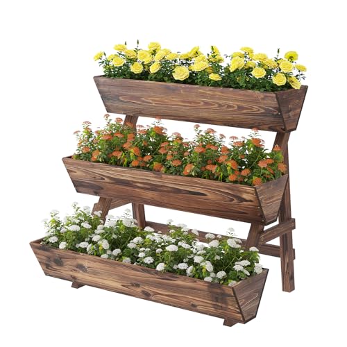 Vertical Garden Planter Tiered Planter 3 Tier Raised Garden Bed Outdoor
