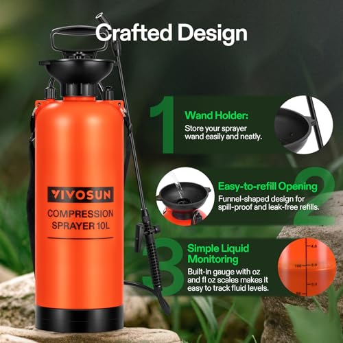 2.64 Gallon Pump Pressure Sprayer