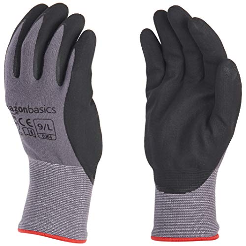 Micro Foam Nitrile Coated Safety Work Gloves (12 Count)