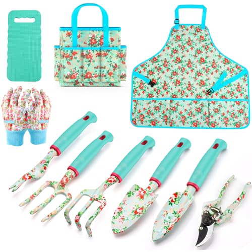Garden Tool Set Gift for Mom (10 Count)