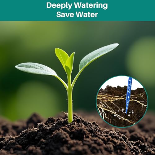 4W Solar Drip Irrigation System with Battery for 15 Potted Plants