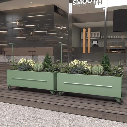Raised Garden Bed Outdoor with Wheels