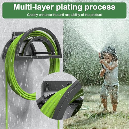Hose Holder Wall Mount (Black / 1 Pack)