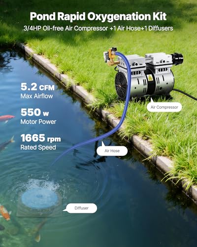 Pond Aerators (5.2CFM+1 diffuser)