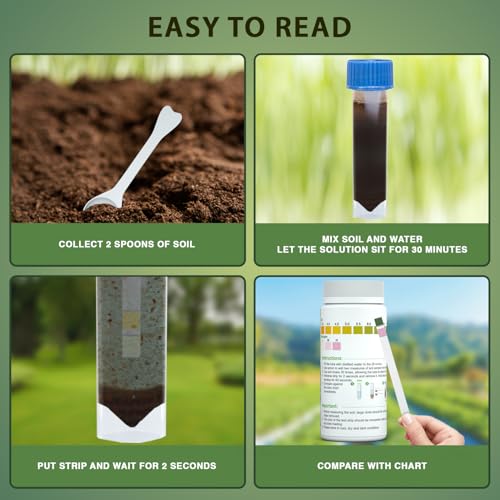 PH and Nitrogen Soil Test Kit with Test Tube