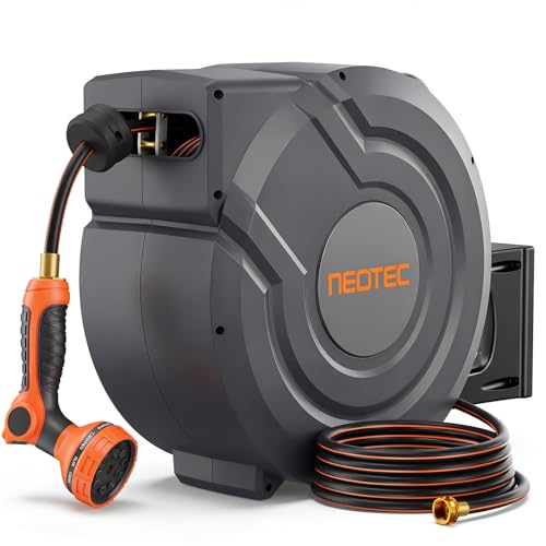 Upgraded Retractable Garden Hose Reel 1