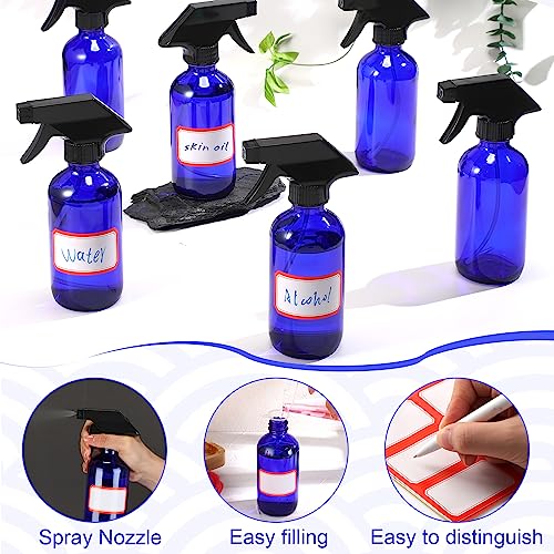 12 Pcs 8 oz Glass Spray Bottles