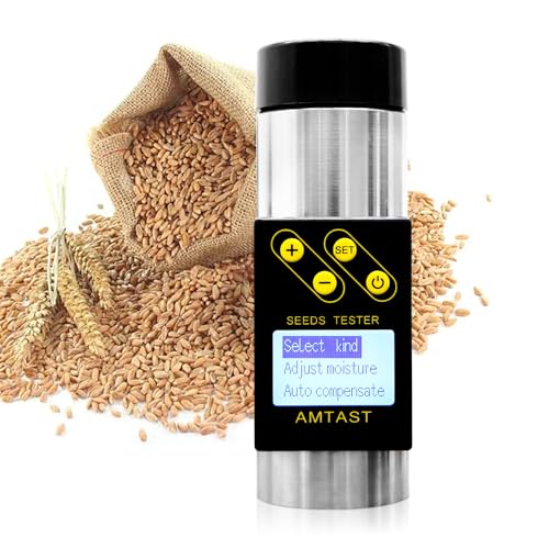 Portable Grain Moisture Meter Seed Humidity Meter for 18 Kinds Farm Crops