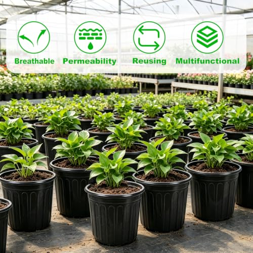 30 Pack 3 Gallon Flexible Plant Nursery Pots (3Gallon 30P)