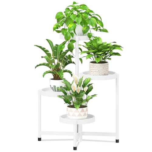 4 Tier Folding Plant Stand Indoor Outdoor