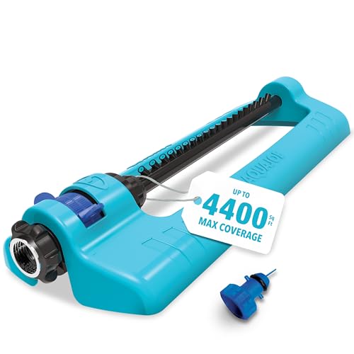 Oscillating Sprinkler with Metal Ground Spike