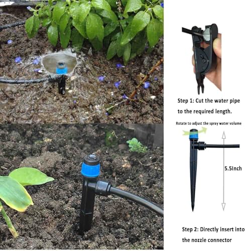 Drip Irrigation System with Water Timer for Garden