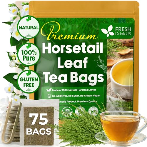 Premium 75 Horsetail Leaf Tea Bags (75 Tea Bags)