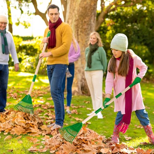 2 Pcs 35'' Kids Rakes for Leaves