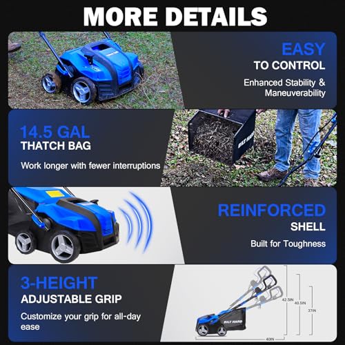 16 Inch Dethatcher Scarifier Electric Powered